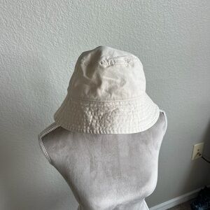 Beige Buckethat